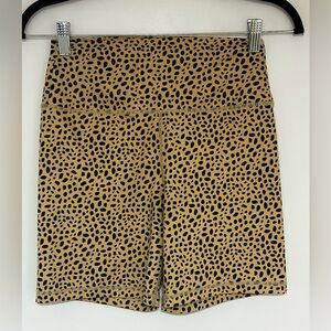 Kavala Cheetah Print 5” Biker Shorts NWOT Size Medium